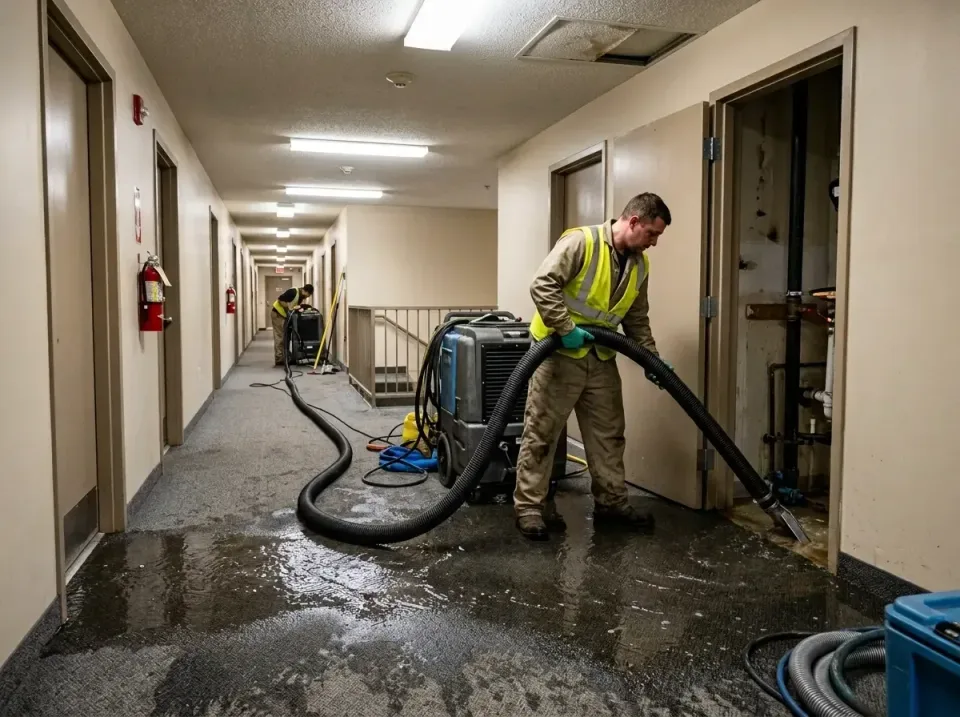 multi-unit-apartment-hallway-f-005 — frequently asked questions, Emergency Burst Pipe Water Extraction & Removal in Ewa Vill…